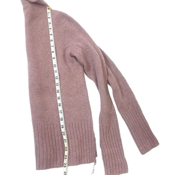 Madewell Glenmoor pink mock neck sweater wool alpaca small - Picture 11 of 16
